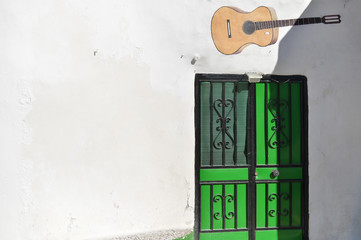 A studio of flamenco in the Sacromonte, the gypsy neighborhood in Granada