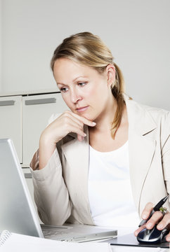 Work with computer