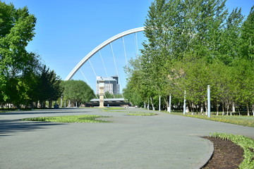 Street sculpture in Astana, capital of Kazakhstan