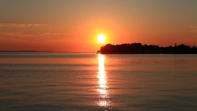 Sonennuntergang am Bodensee