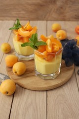 apricot Panna Cota