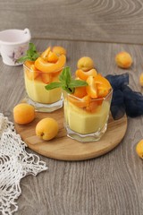 apricot Panna Cota
