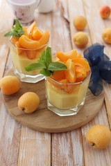 apricot Panna Cota