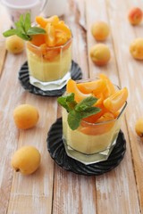 apricot Panna Cota