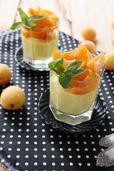 apricot Panna Cota