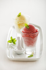 Ice cream sorbet