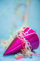 birthday party or new year celebration hat