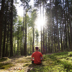 Naklejka premium Concentration and meditation