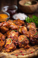 BBQ chicken wings