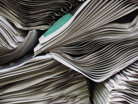 Zeitungsstapel