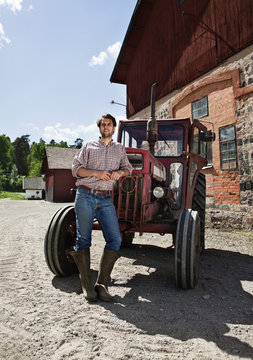 Farmer with tactor 3