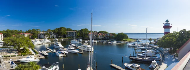 Tuinposter Overhead view of Hilton Head © Wollwerth Imagery
