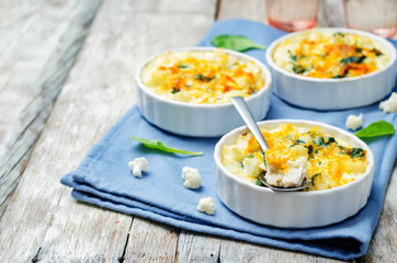 Chicken Spinach Cauliflower casserole