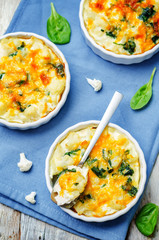Chicken Spinach Cauliflower casserole
