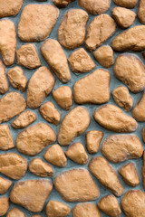 Fototapeta na wymiar Wall texture of big stones