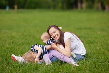 Fototapeta premium happy family