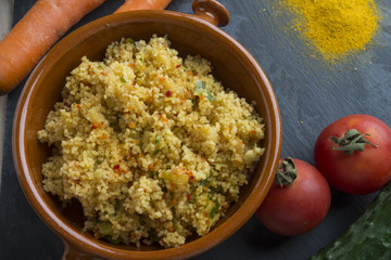 Cuscus with vegetables