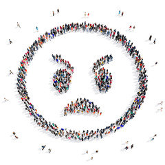 people 3d creative shape