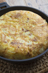 Tortila de patatas (typical food spain)