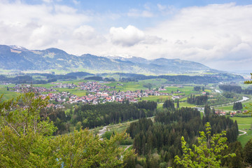 Fototapeta premium Fischen im Allgäu, Deutschland