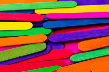 Colorful wooden white background.