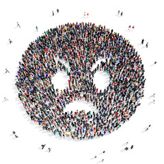 people 3d creative shape