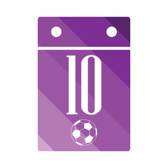 Soccer calendar icon