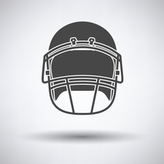 American football helmet icon