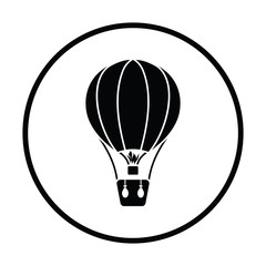 Obraz premium Hot air balloon icon