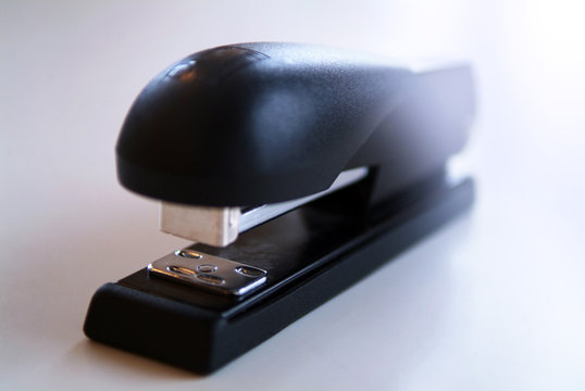 Black stapler