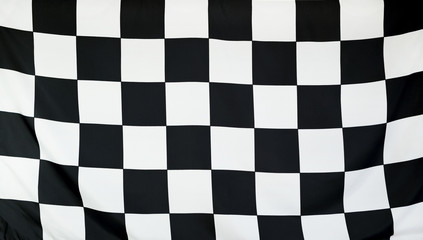 Fototapeta premium Finish Race Flag real fabric seamless close up