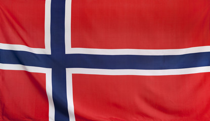  Norway Flag real fabric seamless close up