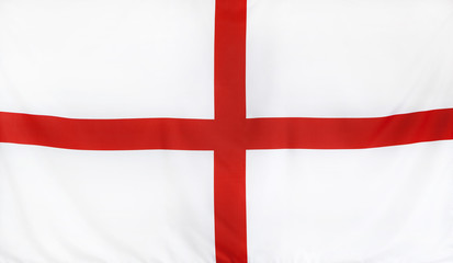 Obraz premium England Flag real fabric seamless close up