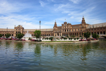 Fototapeta na wymiar Plaza de España - Sevilla 