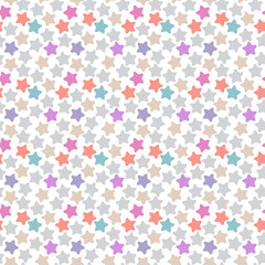 Seamless pattern with stars