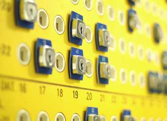 Booking board for washhouse