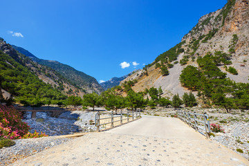 Samaria Gorge on Crete, Grece