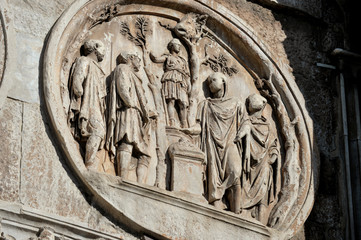 Detail of the Arch of Constantine, Rome