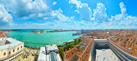 Naklejka premium Grand panorama of Venice