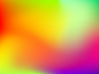 Obraz premium Abstract blur colorful gradient background with red, yellow, blue, cyan and green colors for deign concepts, wallpapers, web, presentations and prints. Vector illustration.