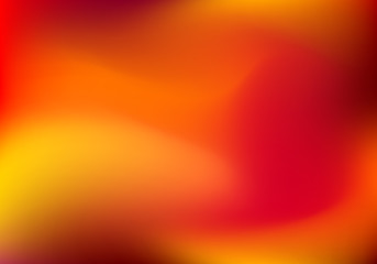 Abstract blur gradient background with trend red, orange, yellow and maroon colors for deign concepts, wallpapers, web, presentations and prints. Vector illustration.