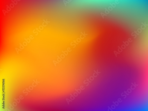 Abstract Blur Colorful Gradient Background With Red Yellow Blue