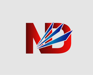 Letter N and D logo
