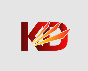Letter K and D logo
