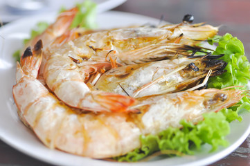 grilled shrimp dish