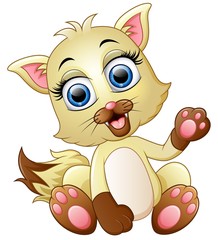 Cute cat cartoon