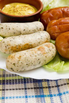 Traditional german sausages