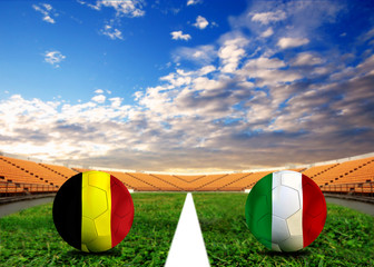 Soccer Euro 2016 ( Football ) Belgium and Italy.