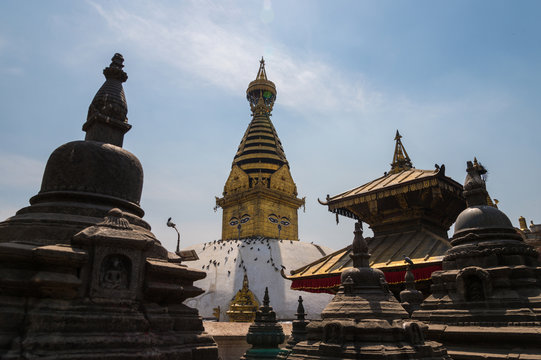 View of Swayambhunath, Kathmandu, Nepal