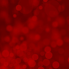 Abstract bokeh red lights